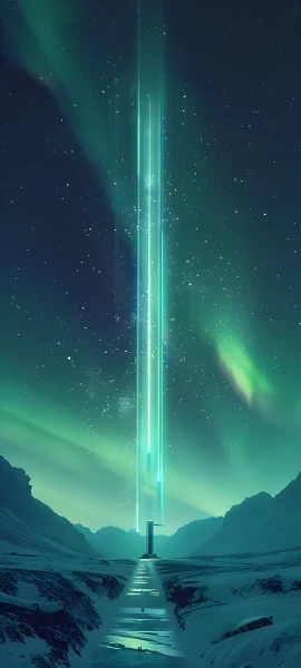 epic space wallpaper — aurora, scenery, sky, star (sky) (free 4K phone download)