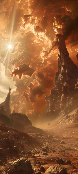 epic space wallpaper — scenery, cloud, sky, sun (free 4K phone download)