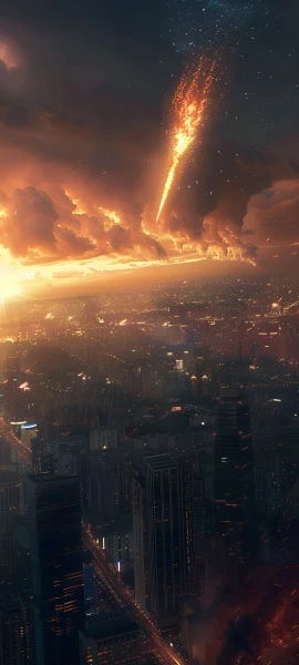 epic space wallpaper — scenery, sky, city, cityscape (free 4K phone download)