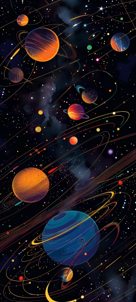 space wallpapers — 1847×4096