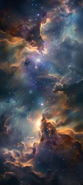 dreamy space wallpaper — sky, star (sky), scenery, starry sky (free 4K phone download)
