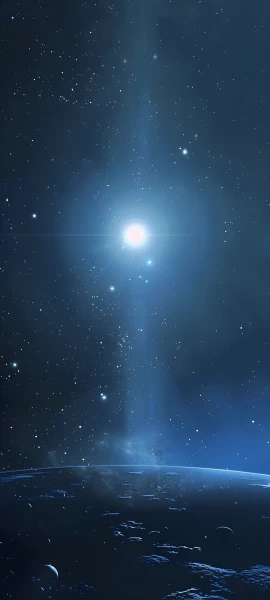 serene space wallpaper — planet, scenery, star (sky), space (free 4K phone download)