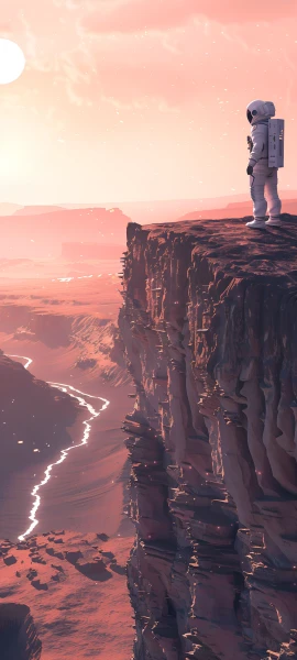 epic anime girl wallpaper — backpack, scenery, sunset, bag (free 4K phone download)