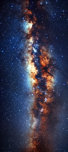 dreamy space wallpaper — star (sky), sky, starry sky, milky way (free 4K phone download)
