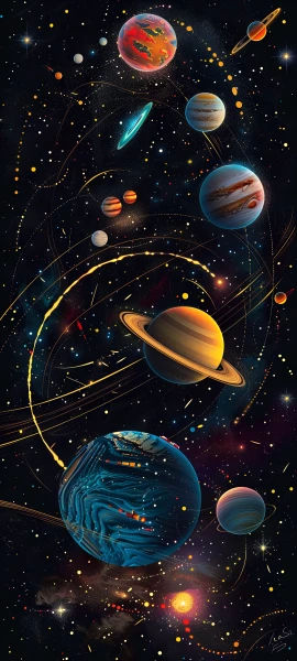 space wallpapers — 1847×4096