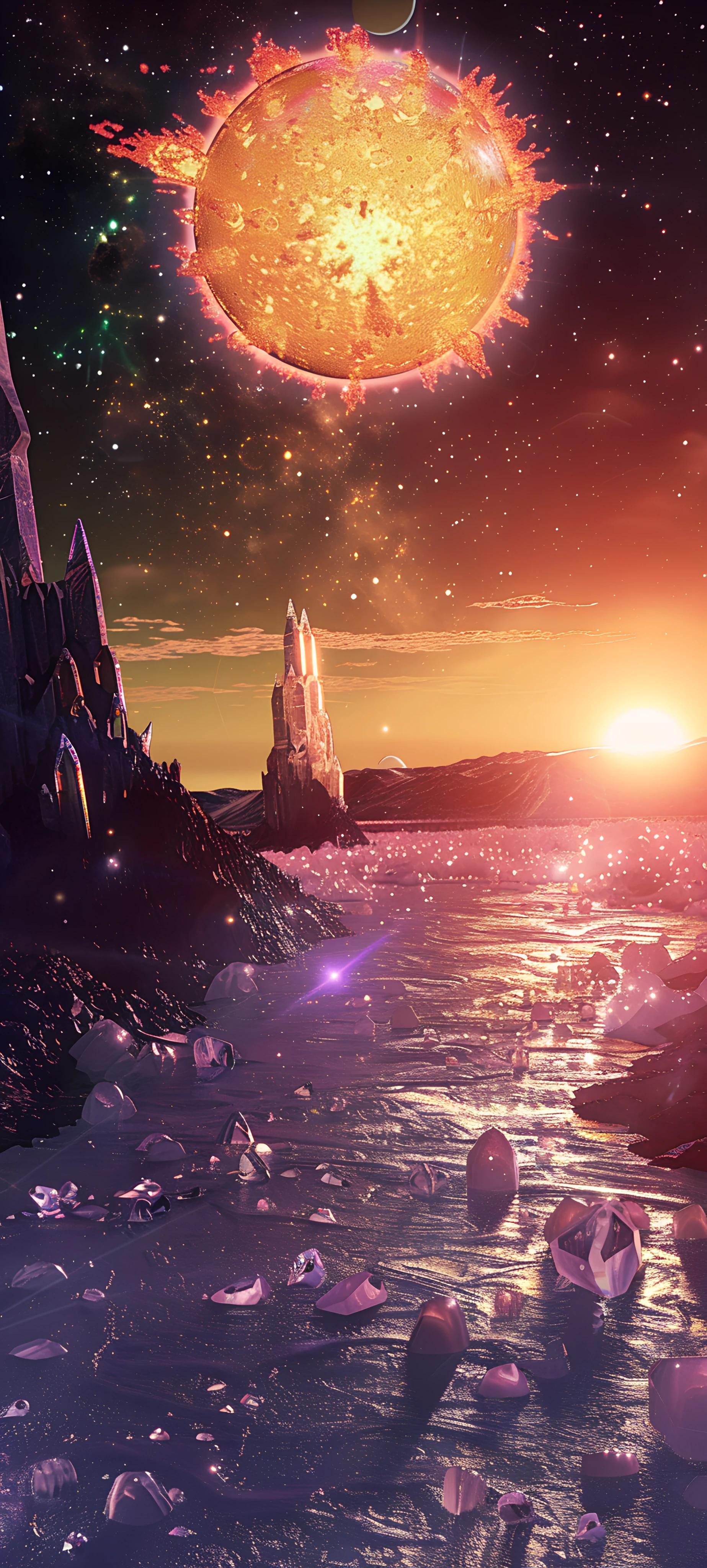 Space Wallpapers 1847×4096 anime wallpaper
