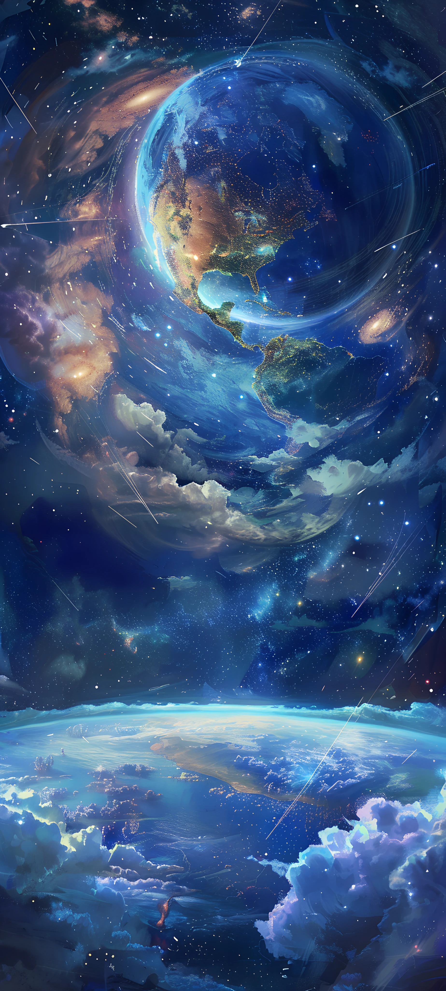 Space Wallpapers 1847×4096 anime wallpaper