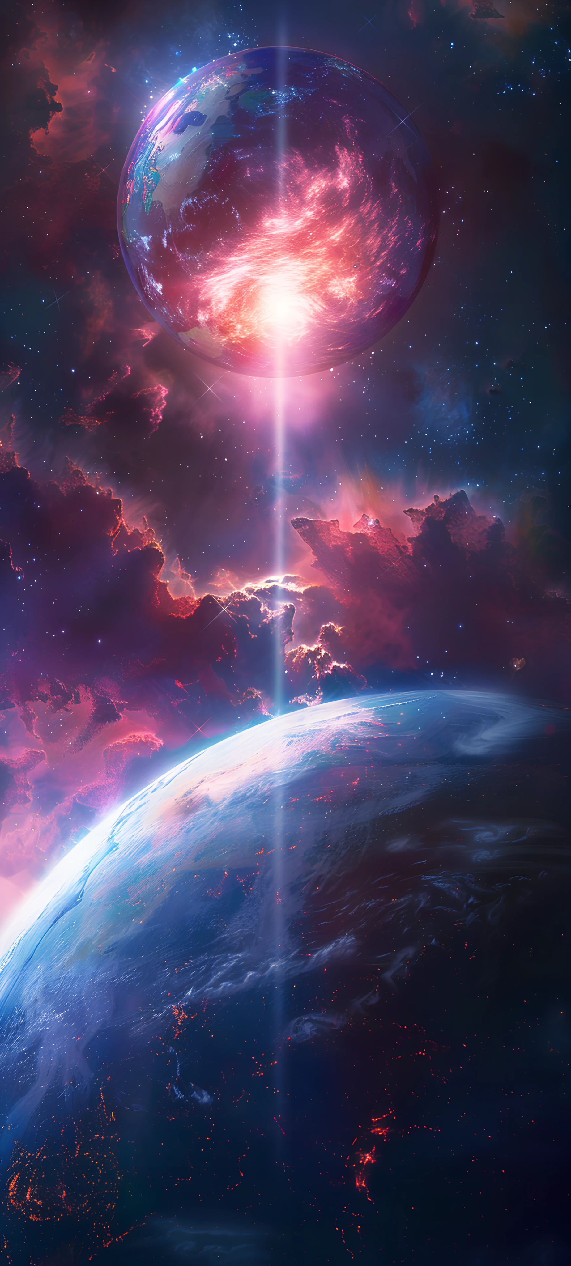Space Wallpapers 1847×4096 anime wallpaper