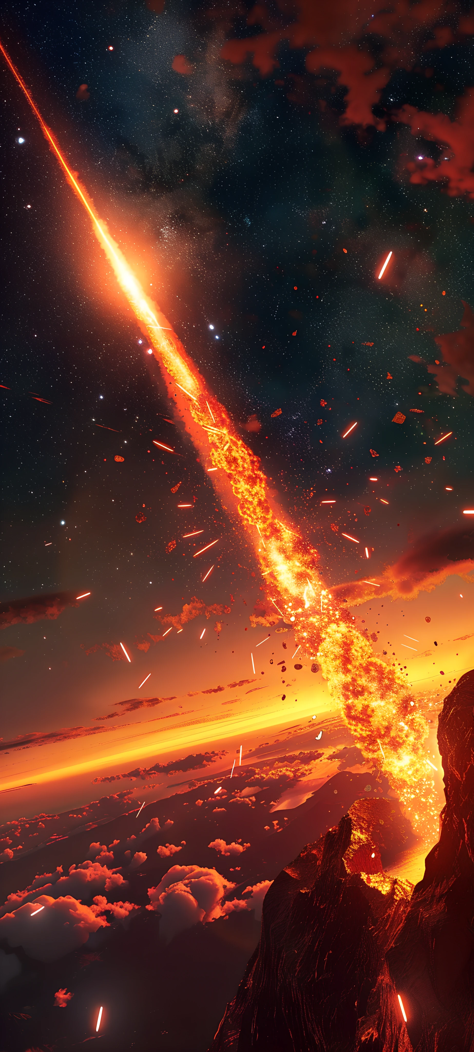 Space Wallpapers 1847×4096 anime wallpaper