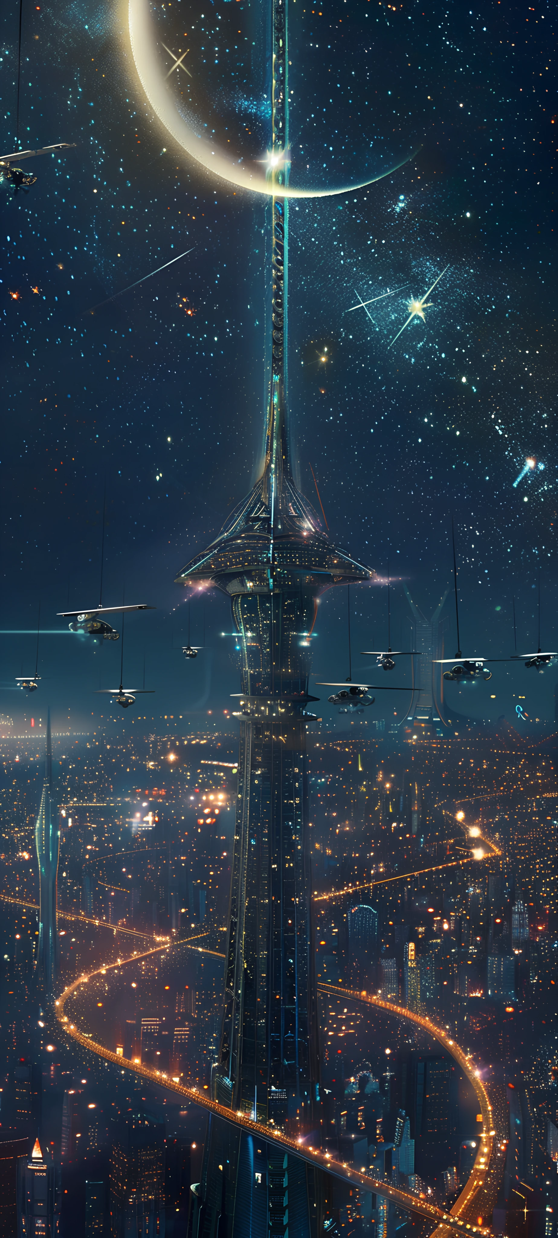 Space Wallpapers 1847×4096 anime wallpaper