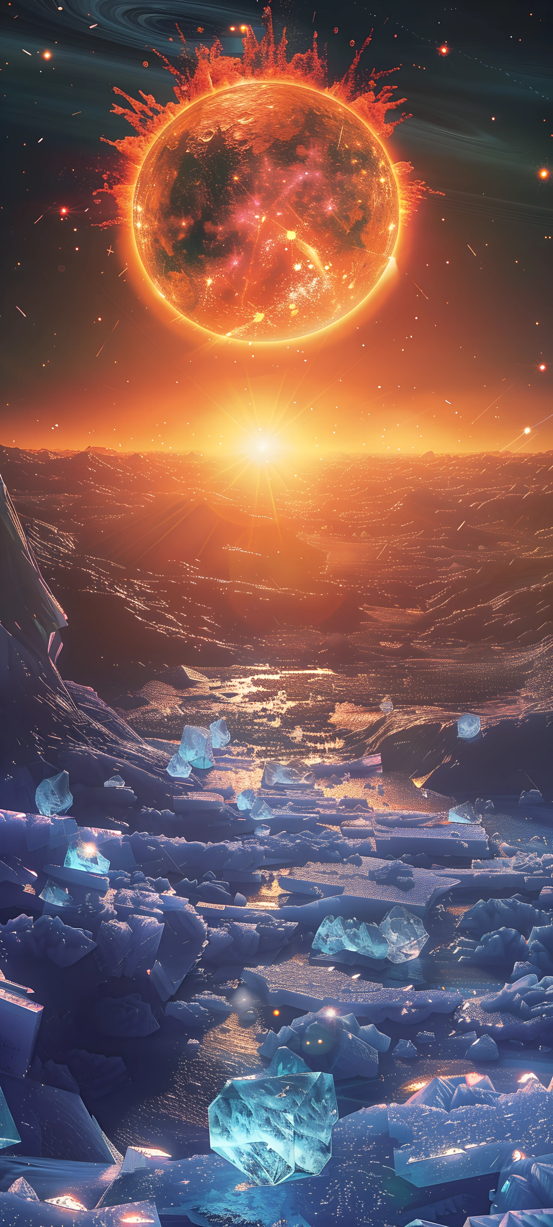 Space Wallpapers 1847×4096 anime wallpaper