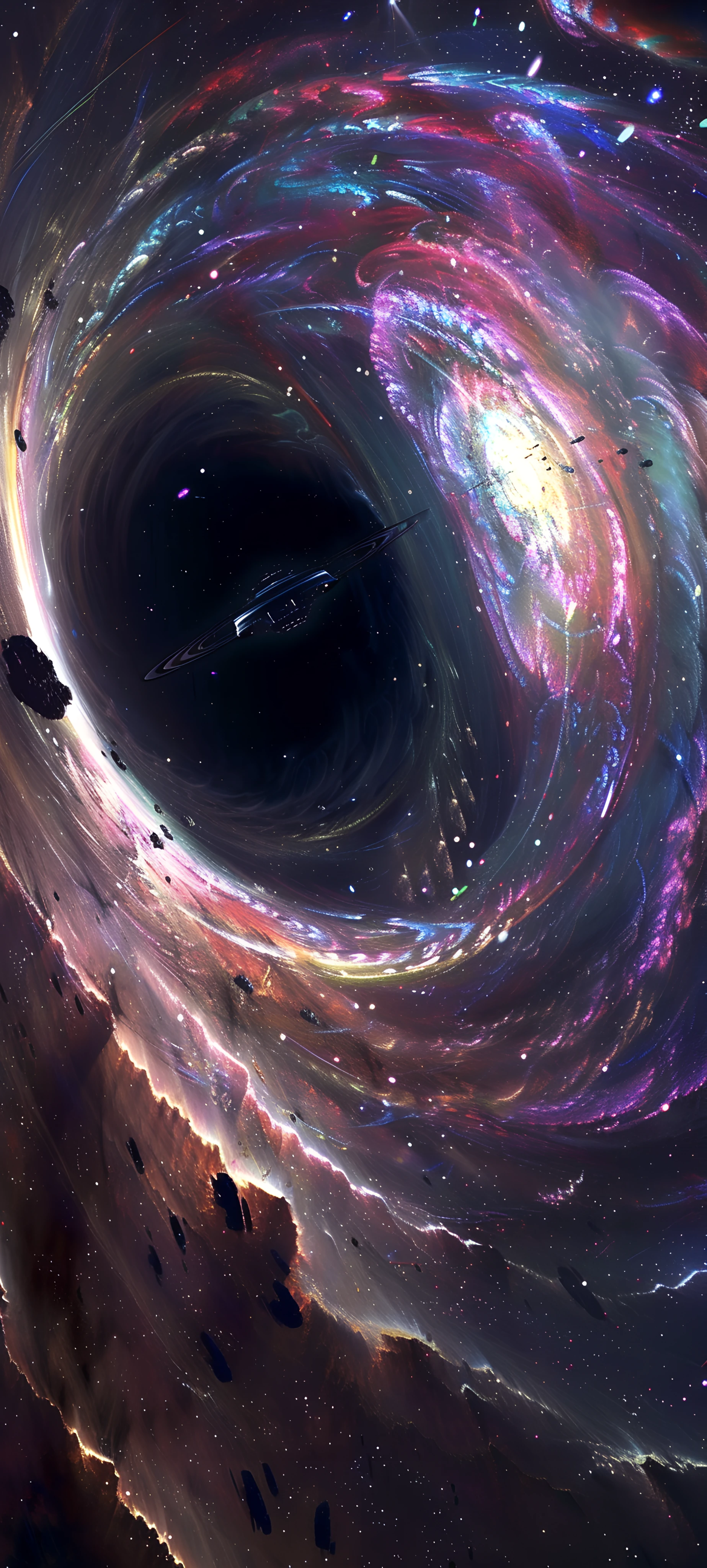 Space Wallpapers 1847×4096 anime wallpaper