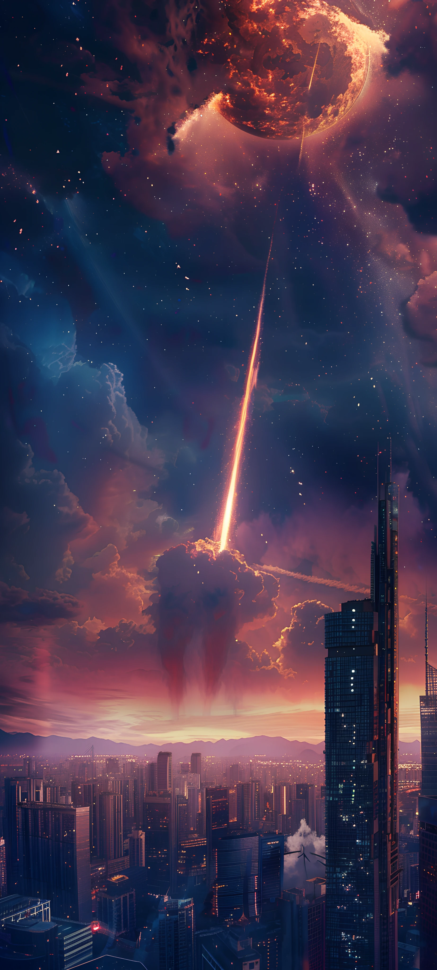 Space Wallpapers 1847×4096 anime wallpaper