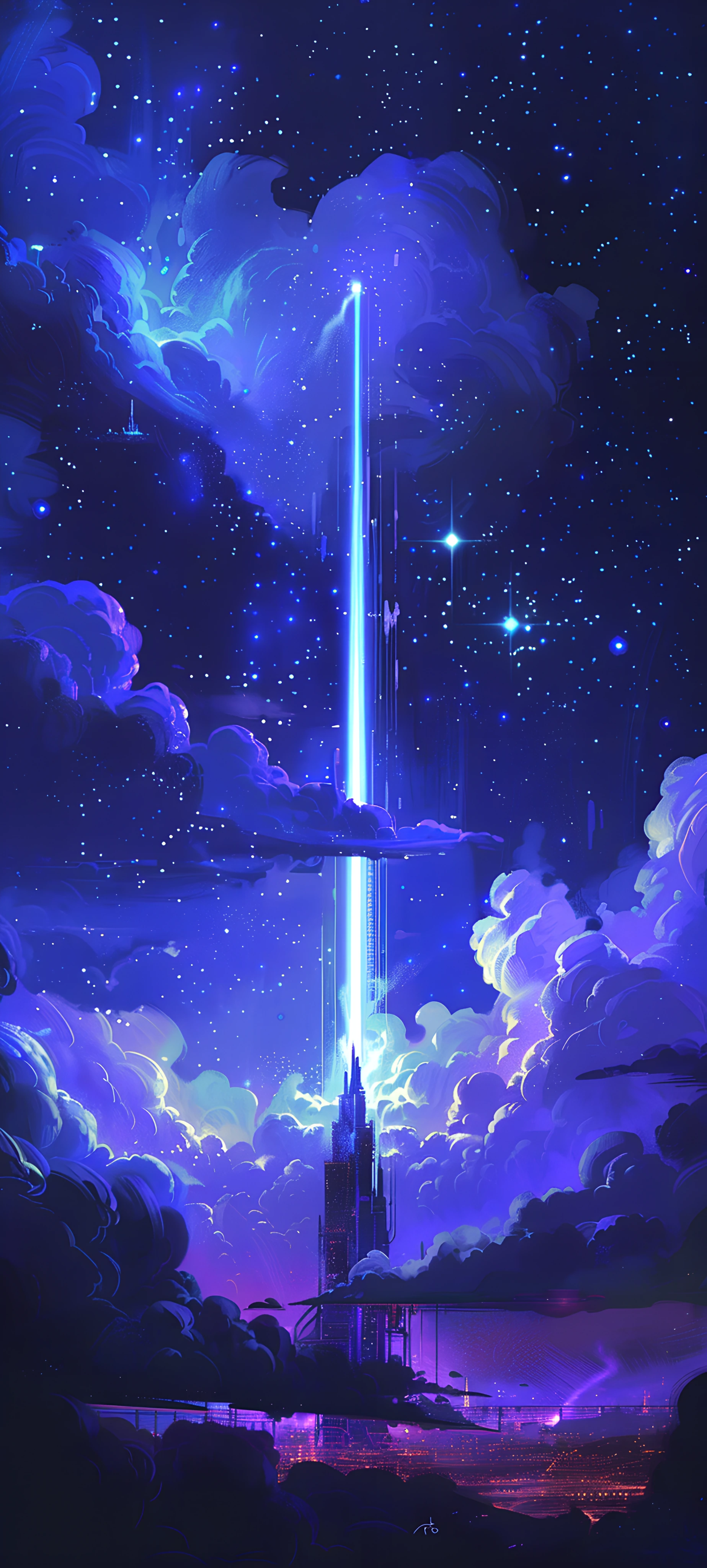 Space Wallpapers 1847×4096 anime wallpaper