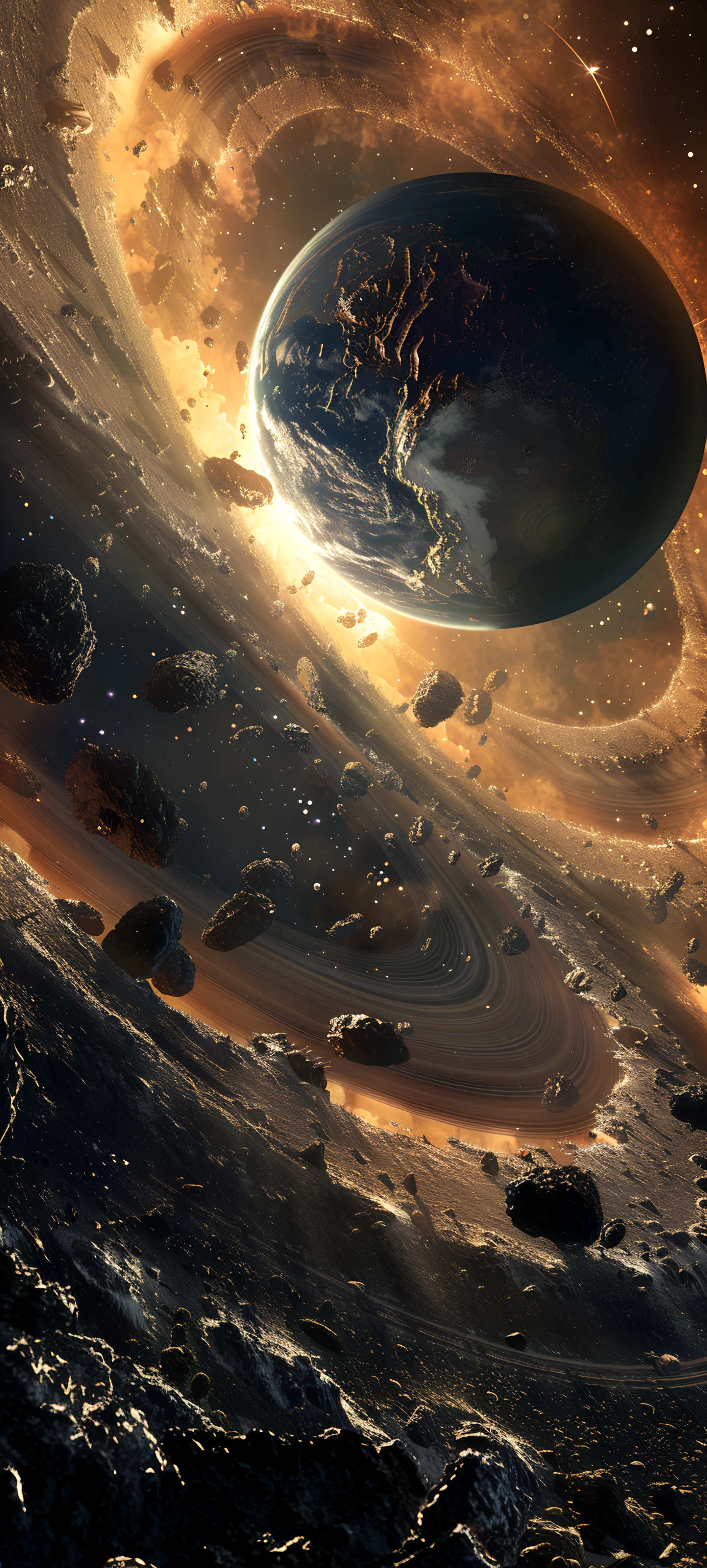 Space Wallpapers 1847×4096 anime wallpaper