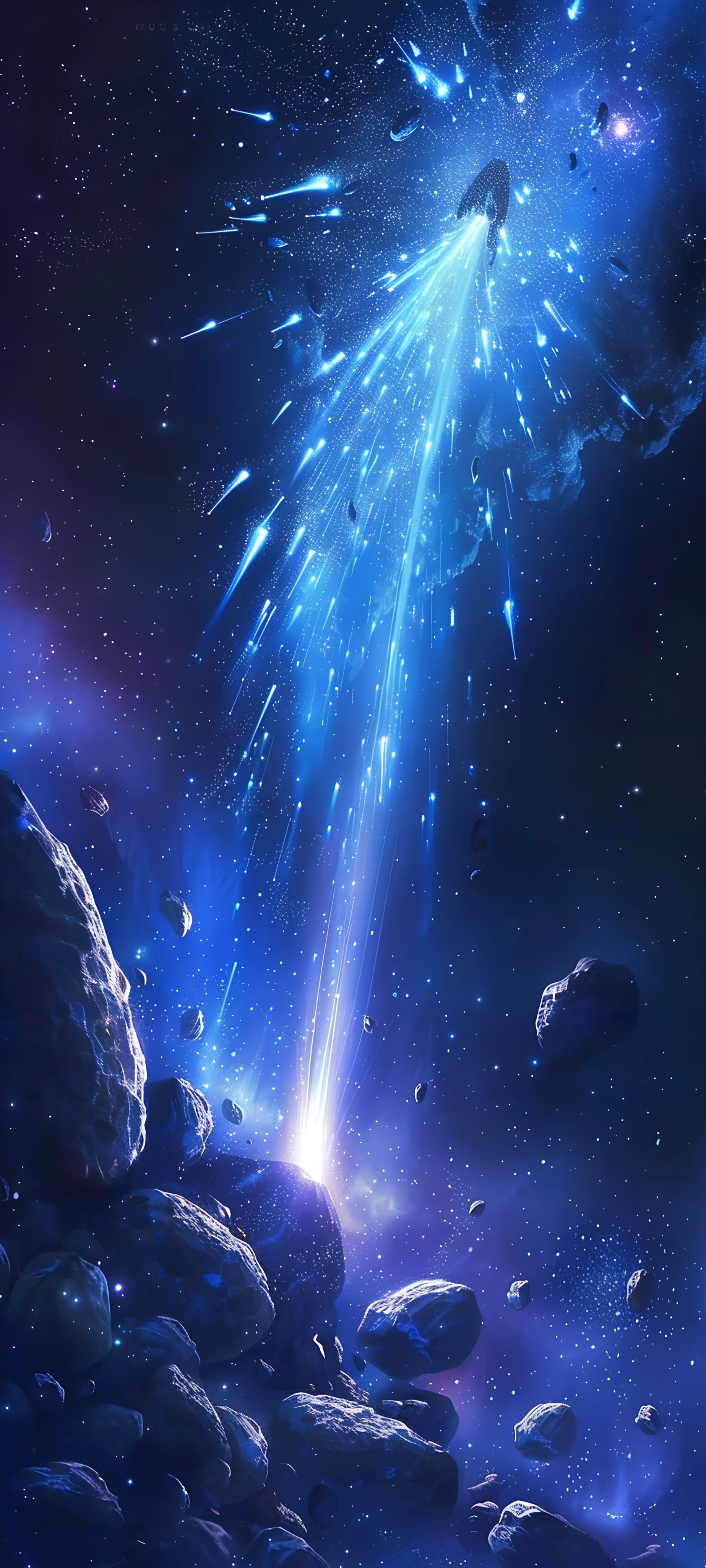 epic anime girl wallpaper — star (sky), sky, scenery, starry sky (free 4K phone download)