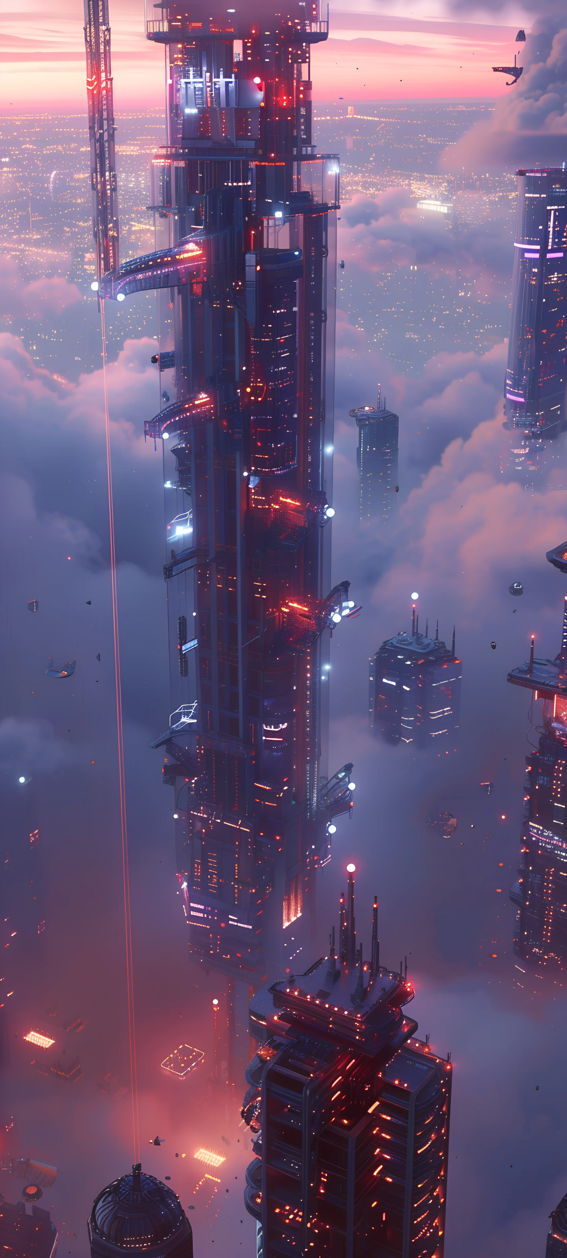 Space Wallpapers 1847×4096 anime wallpaper