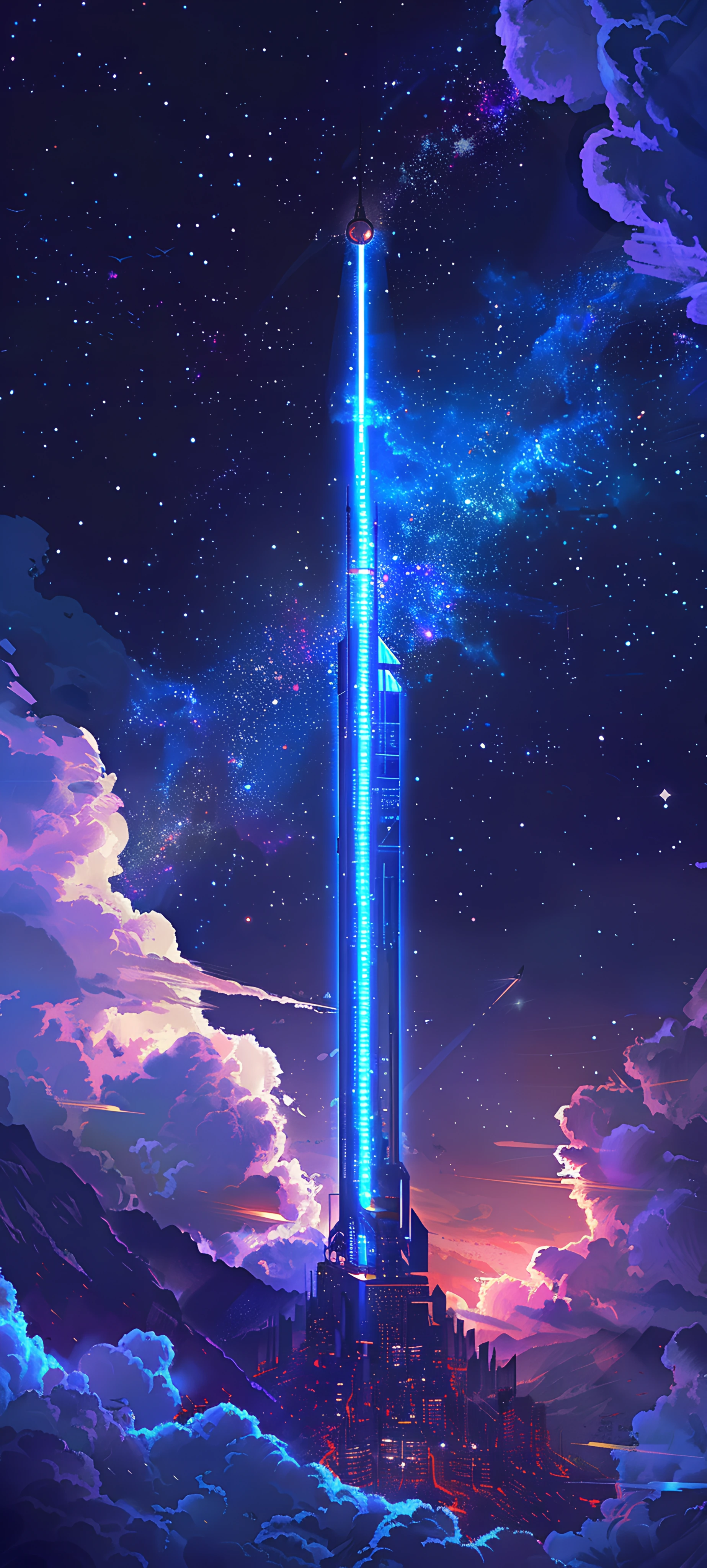 Space Wallpapers 1847×4096 anime wallpaper