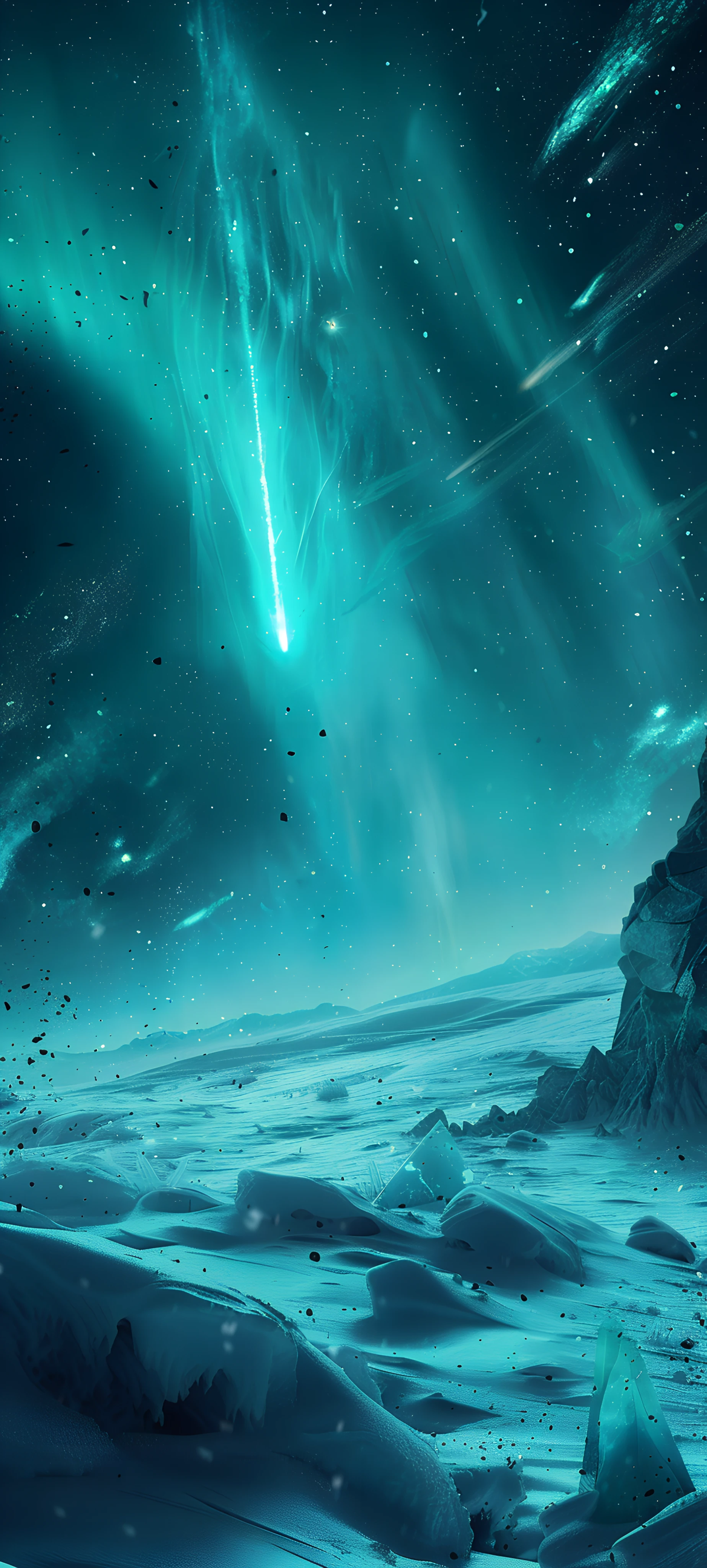 epic space wallpaper — aurora, scenery, sky, star (sky) (free 4K phone download)