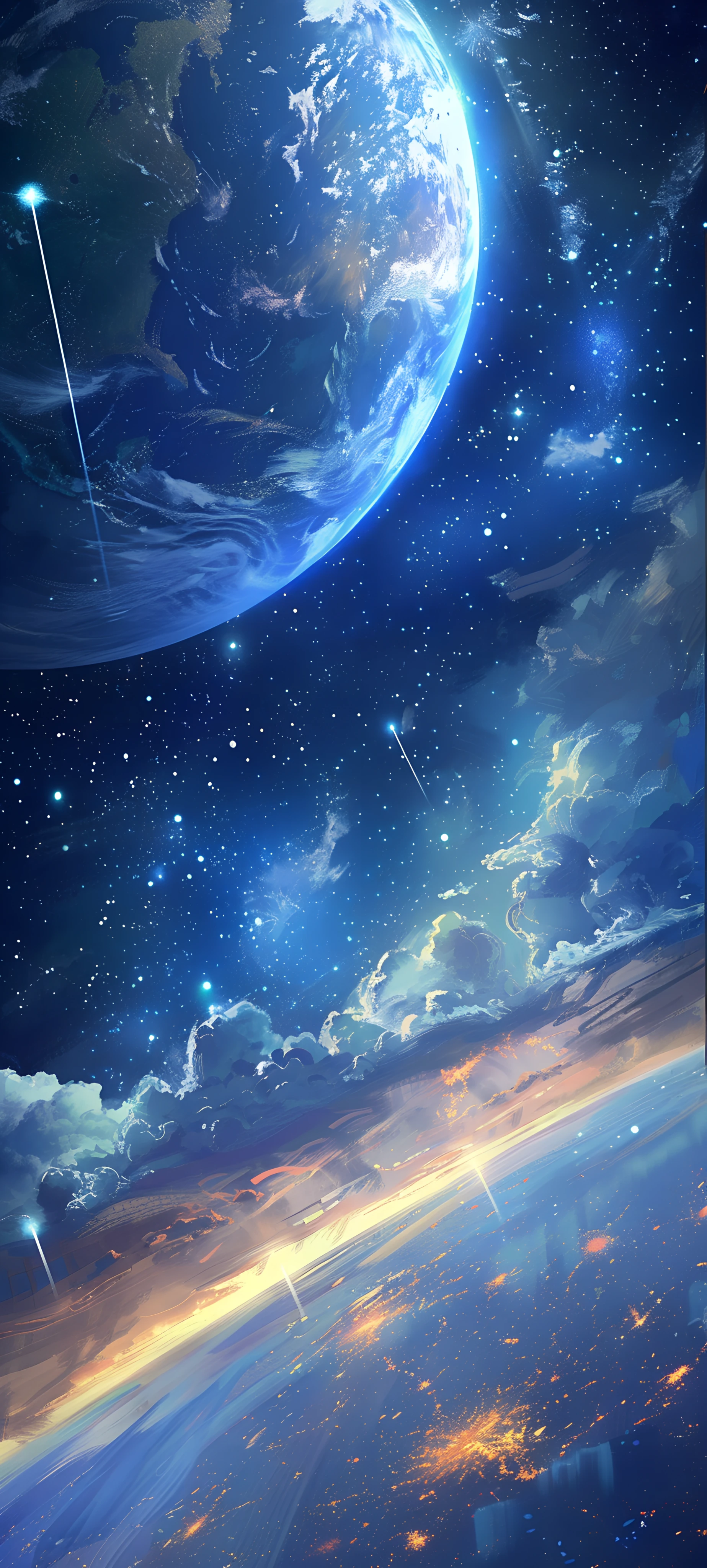 Space Wallpapers 1847×4096 anime wallpaper