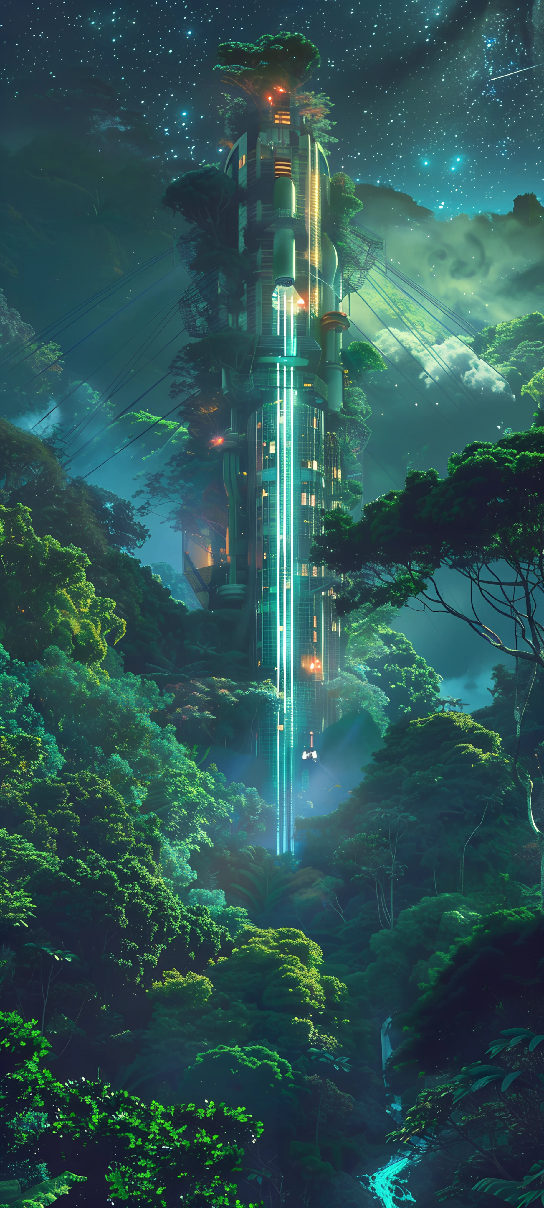 Space Wallpapers 1847×4096 anime wallpaper