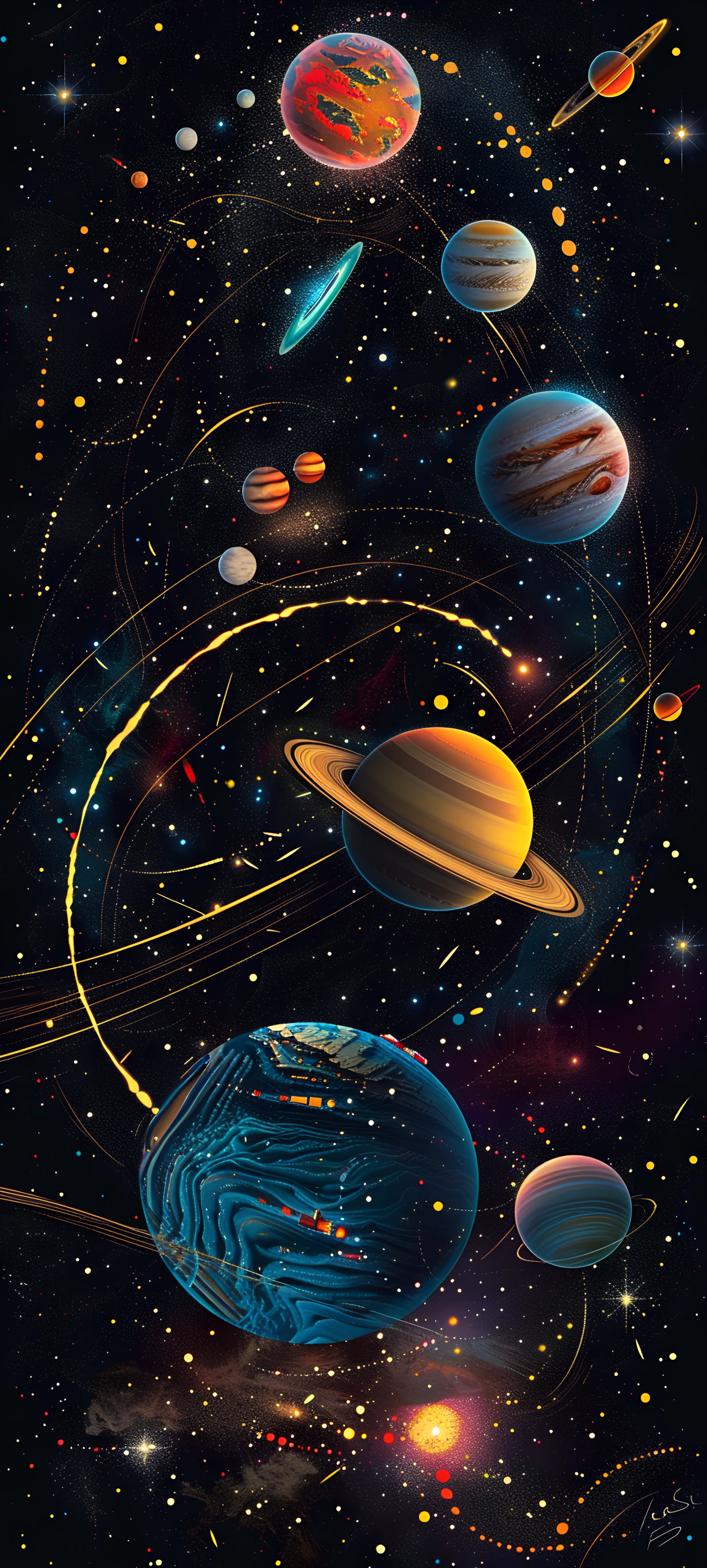 Space Wallpapers 1847×4096 anime wallpaper