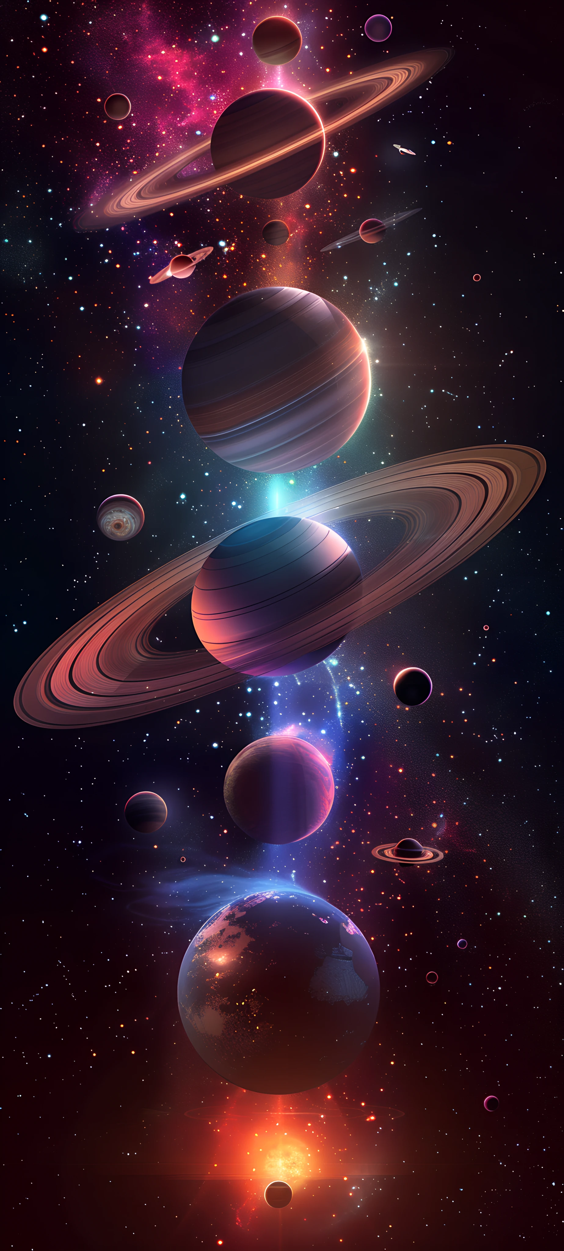 Space Wallpapers 1847×4096 anime wallpaper