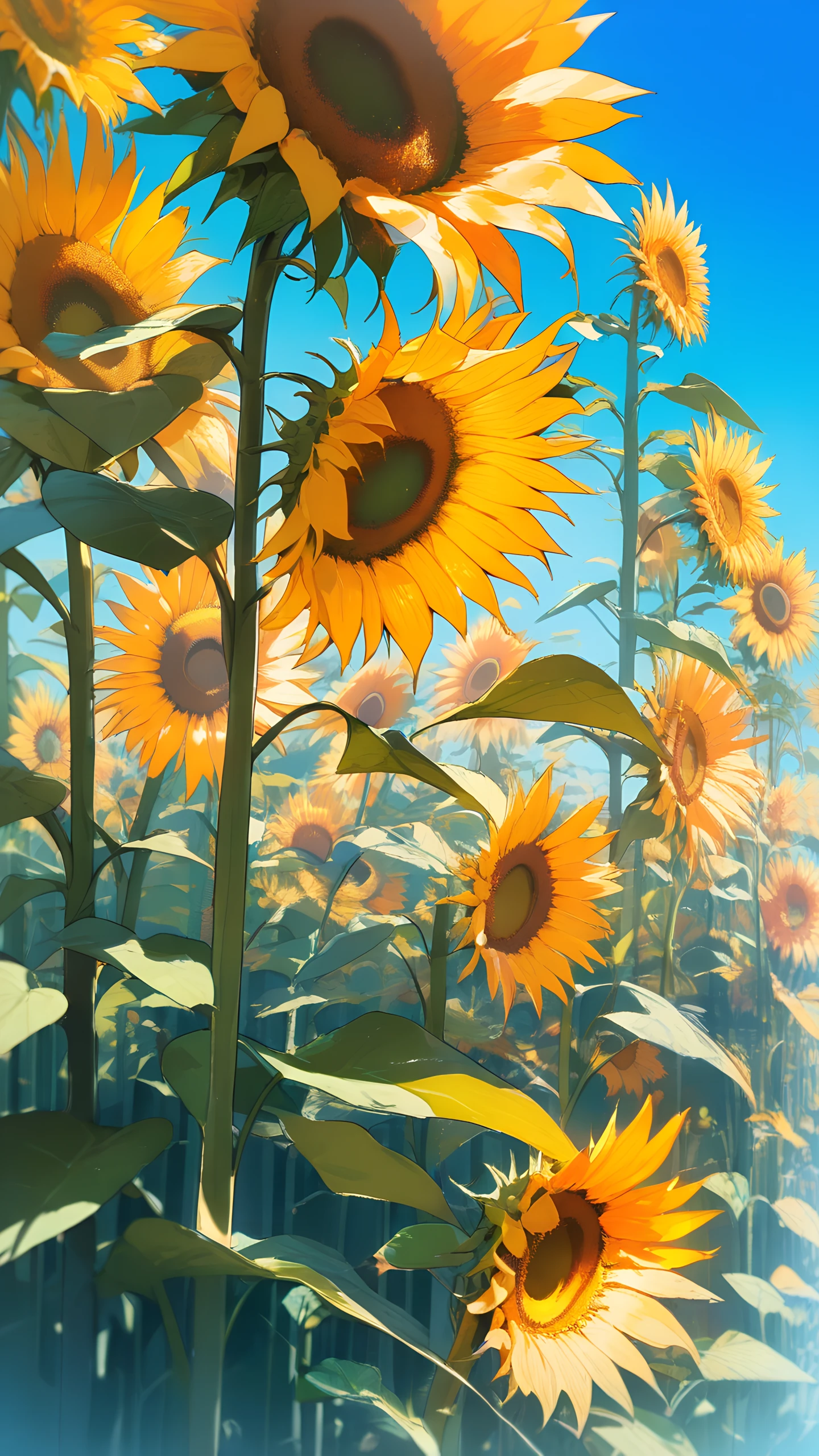 Anime Wallpaper Summer Heat Haze 1440×2560 anime wallpaper