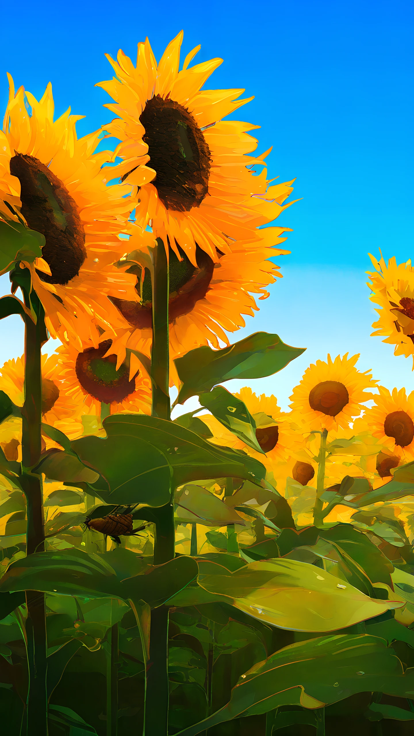 Anime Wallpaper Summer Heat Haze 1440×2560 anime wallpaper