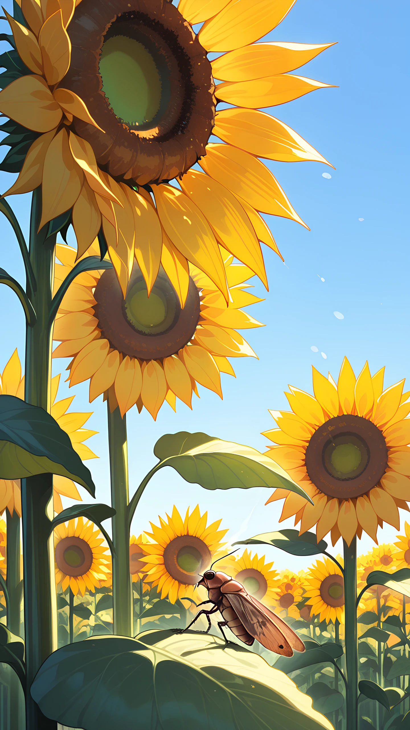 Anime Wallpaper Summer Heat Haze 1440×2560 anime wallpaper