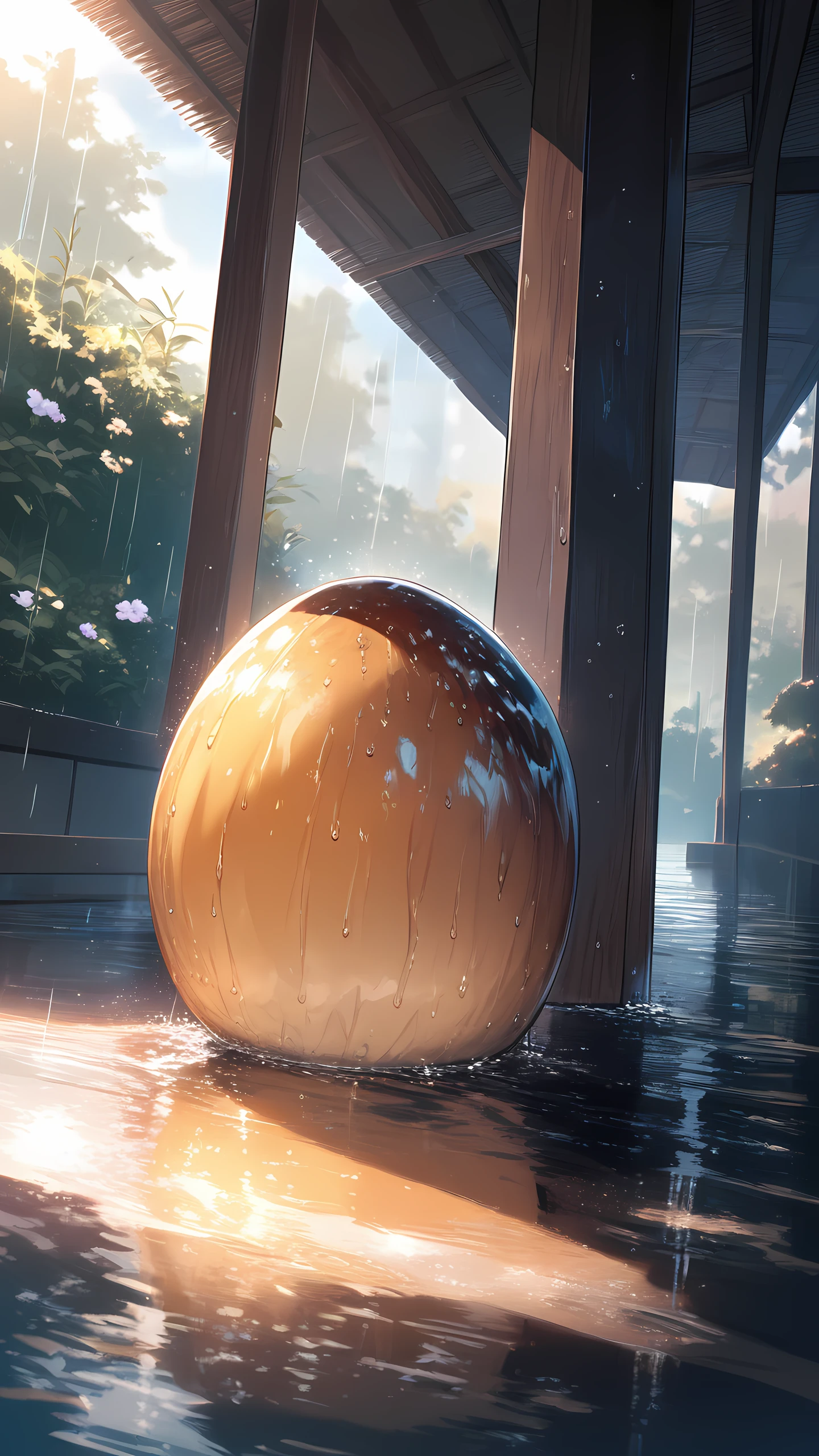 Anime Wallpaper Sunshower Street 1440×2560 anime wallpaper